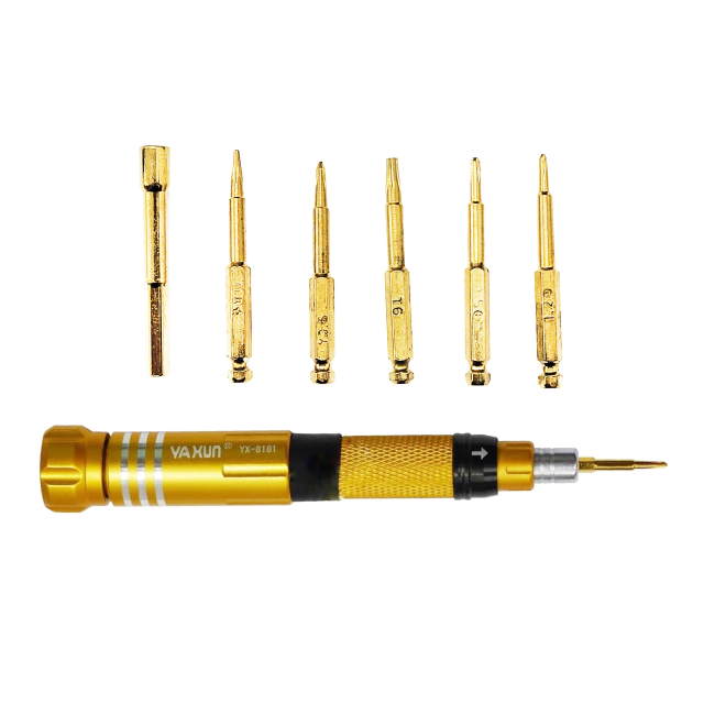 Kit destornilladores YAXUN 8181
